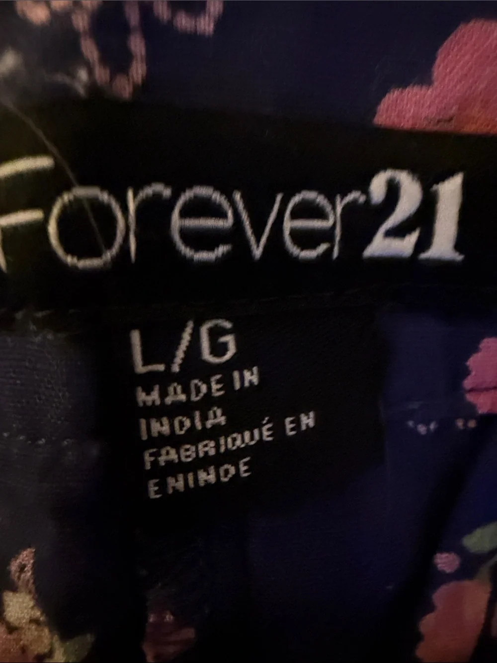 Forever 21 Navy Floral Shorts